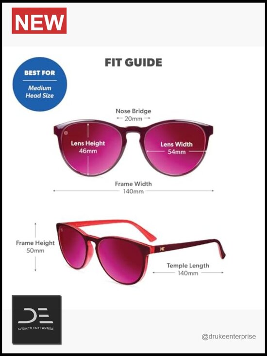 Polarized Sunglasses with UV400 Protection - Round Full Frame